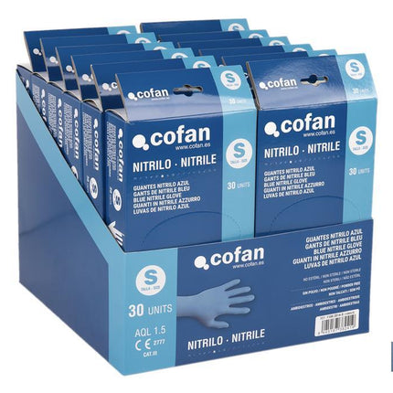 Expositor de cajas dispensadoras de guantes de nitrilo sin polvo Cofan