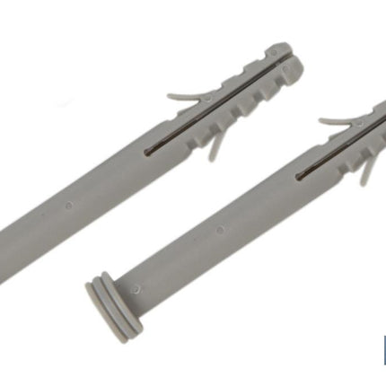 Set de 2 piezas de Taco Largo Inox | Para Sanitario de WC | Medida: Ø 6 x 80 mm de longitud