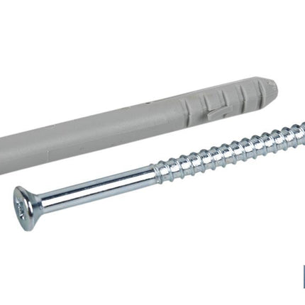 Taco largo de golpe con tornillo Pozidrive Cofan