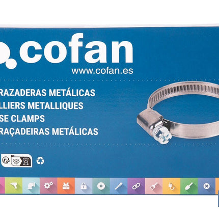 Abrazaderas Metálicas Inoxidable A-2. Banda 12mm Cofan · Foto del fabricante