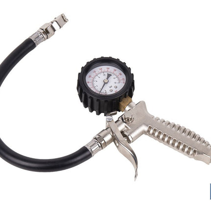 Pistola comprobación de aire | Medidor de Presión de Neumáticos | Pistola de Inflado con extensión flexible