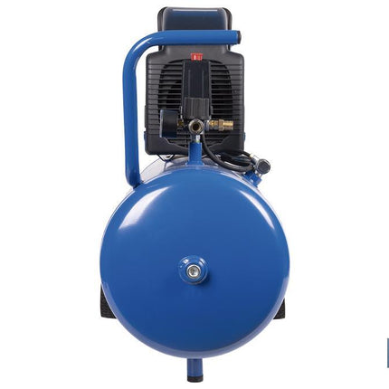 Compresor de aire de pistón coaxial | Motor de 2 HP | Compresor monofásico 230 V | Presión máxima: 8 bares | Depósito de 50 litros | Medidas: 77 x 43 x 66 cm