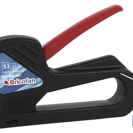 Grapadora manual Estándar | Para grapas nº 53 de 6, 8, 10 mm de longitud | Resistente al desgaste e ideal para fijaciones