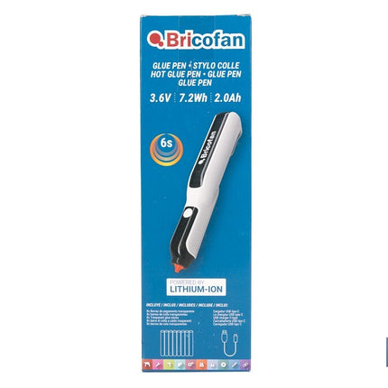 Glue pen con funcionamiento a batería | Barras de pegamento de ø7 mm | Batería de 3,6 V