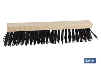 Cepillo barrendero extra | Ancho de 52 cm | Barrendero con fibras de pvc
