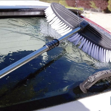 Cepillo para lavar coches profesional | Con canal de agua | Fabricado en PVC