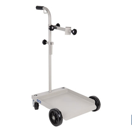 Carretilla portabidones | Ruedas de poliuretano con rodamientos y nylon | Mango acolchado | Ideal para talleres e industria | Adecuada para bidones de 60 litros