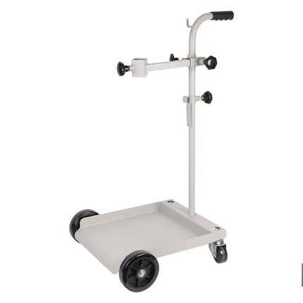Carretilla portabidones | Ruedas de poliuretano con rodamientos y nylon | Mango acolchado | Ideal para talleres e industria | Adecuada para bidones de 60 litros
