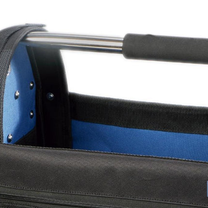 Bolsa de herramientas abierta con bolsillos interiores y exteriores | Carga máxima de 20 kg