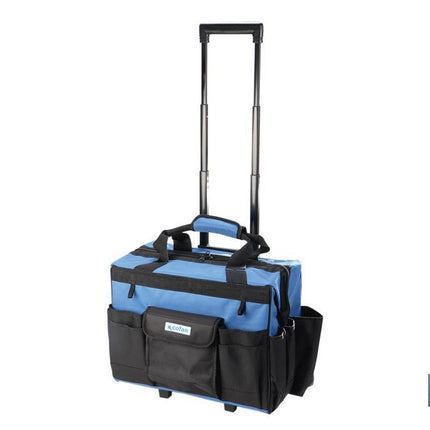 Trolley portaherramientas con múltiples bolsillos y ruedas resistentes | Medidas: 45 x 24 x 42 cm