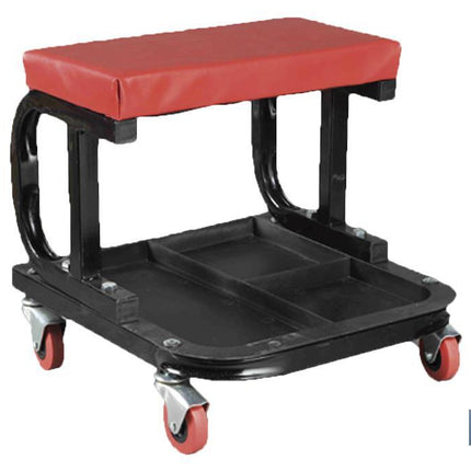 Asiento de trabajo con bandeja inferior | Con medidas en 395 x 390 x 140mm | Fabricada especialmente para trabajos en talleres