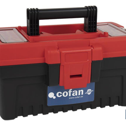 Caja de herramientas semiprofesional con cierres de ABS Cofan