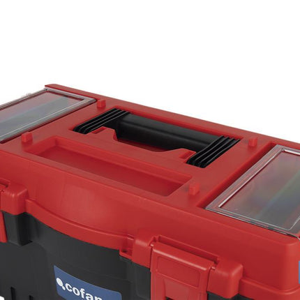Caja de herramientas semiprofesional con cierres de ABS Cofan · Foto del fabricante