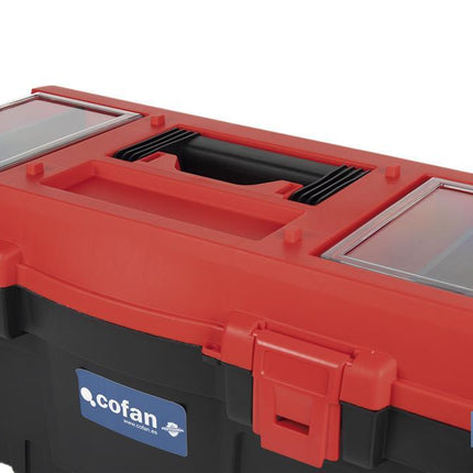 Caja de herramientas semiprofesional con cierres de ABS Cofan · Foto del fabricante