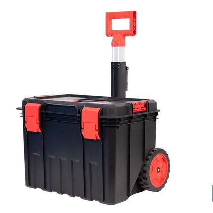 Caja de herramientas Heavy Duty | Con Asa Telescópica y 2 Ruedas | Medidas: 53 x 35,5 x 39 cm