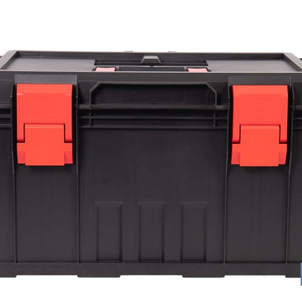 Caja de herramientas modular con separadores removibles y conectores | Capacidad de carga: 50 kg | Compatible con set modular | Medidas: 53 x 35,5 x 31 cm