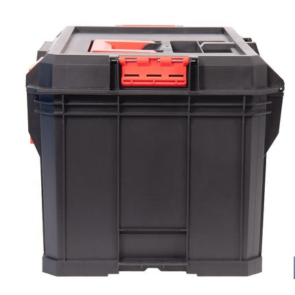 Caja de herramientas modular con separadores removibles y conectores | Capacidad de carga: 50 kg | Compatible con set modular | Medidas: 53 x 35,5 x 31 cm