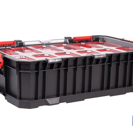 Caja de herramientas modular con organizadores | Tapa de policarbonato | Incluye 8 compartimentos | Capacidad de carga: 20 kg | Compatible con set modular | Medidas: 51,7 x 33,1 x 13,4 cm
