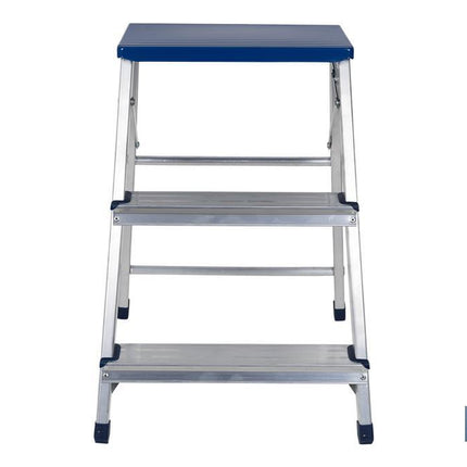 Taburete plegable de 3 peldaños | Material: aluminio | Carga máxima de 150 kilos