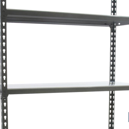 Estantería de acero | Color antracita | Disponible con 5 baldas de acero galvanizado | Medidas: 180 x 90 x 40 cm