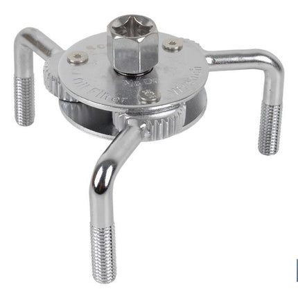 Llave de filtros autorregulable | Con tres patas | Para medidas de diámetro desde 65 mm hasta 110 mm