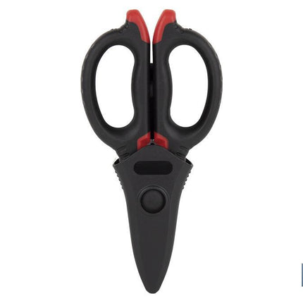 Tijeras de electricista profesional | Con longitud 160 mm | Con accesorios pelacables y de crimpar)