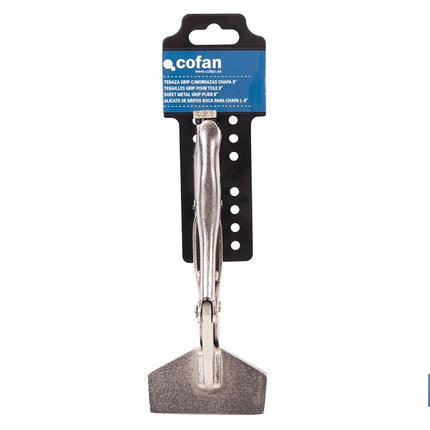 Tenaza Grip con mordazas | Apta para chapa | Longitud 8