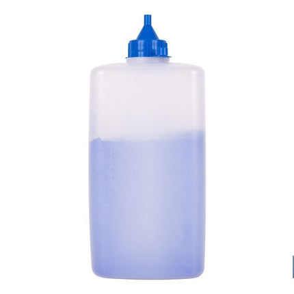 Frasco de polvo azul de trazado Cofan · Foto del fabricante