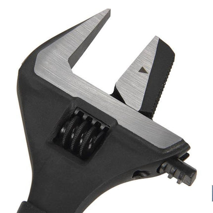 Llave ajustable reversible de gran apertura | Con moleta central. Mango fabricado en goma de gran confort | Medidas 8 (200 mm)