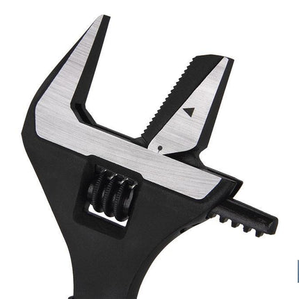 Llave ajustable reversible de gran apertura | Con moleta central. Mango fabricado en goma de gran confort | Medidas 8 (200 mm)