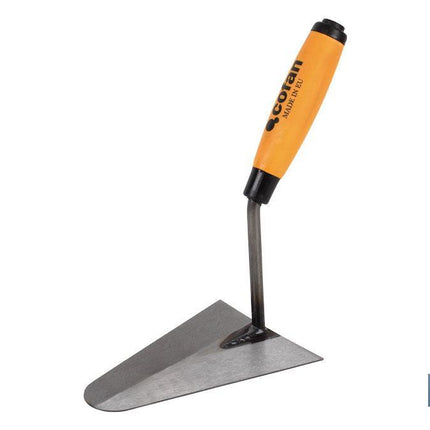 Paleta forjada modelo Catalana | Medidas: 160 mm de longitud | Para la construcción | Mango de goma