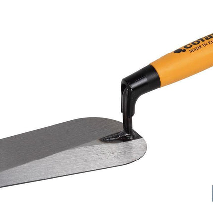 Paleta forjada modelo Sevilla | Medidas: 180 mm de longitud | Para la construcción | Mango de goma