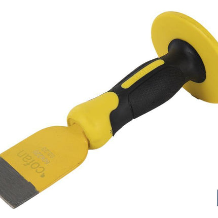 Cincel ancho para ladrillos · Con mango protector Cofan · Foto del fabricante