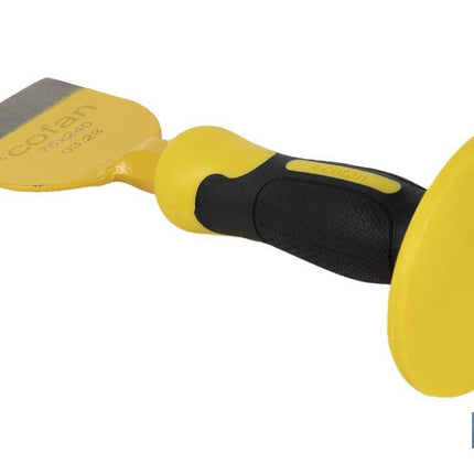 Cincel ancho para ladrillos · Con mango protector Cofan · Foto del fabricante