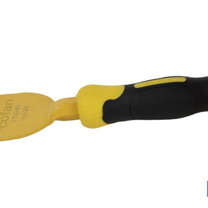Cincel ancho para ladrillos · Con mango protector Cofan · Foto del fabricante