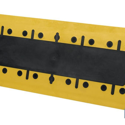 Fratás de goma rígida | Medidas: 250 x 110 mm | Mango fabricado en fibra de vidrio