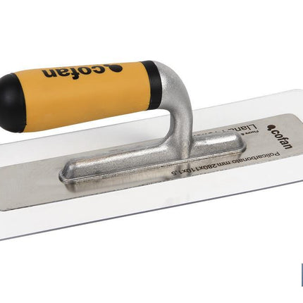 Llana proflex de policarbonato y acero inoxidable y aluminio | Mango bicomponente | Con medidas 280 X 115 X 1,5 mm