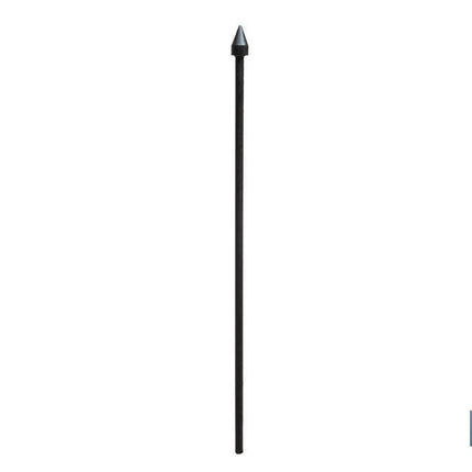 Plantador redondo de acero endurecido | Con mango metálico | Ideal para jardinería y agricultura | Medidas: 5 x 128 cm