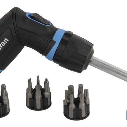 Set destornillador carraca en T | Contenido de 19 pcs | Modelo converter de 5:1 velocidad