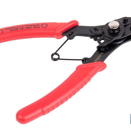Alicates circulares intercambiables | Incluye 4 puntas multifuncionales diferentes | Longitud de los alicates: 256 mm