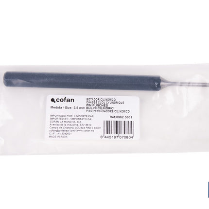 Botador cilíndrico para profesionales Cofan · Foto del fabricante