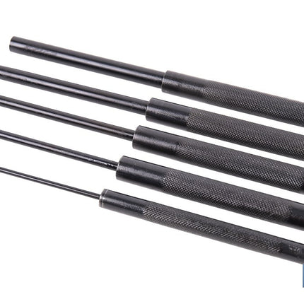 Set de 5 botadores cilíndricos | Diámetros: 3 - 10 mm | Fabricados en acero cromo vanadio templado | Uso Profesional e Industrial