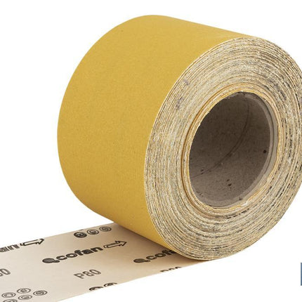 Rollo Lija Papel "Amarillo" Cofan · Foto del fabricante