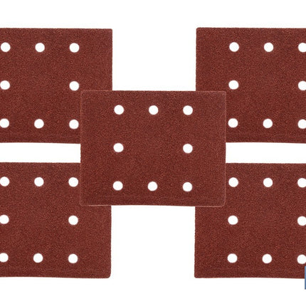 Pack de 5 hojas de lija para lijadora orbital Cofan