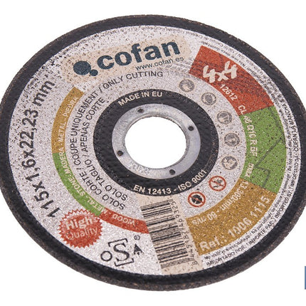 Discos de corte 4 x 4 Cofan · Foto del fabricante