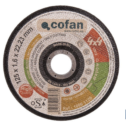 Discos de corte 4 x 4 Cofan