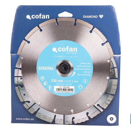 Discos de Diamante "General de obra" universal base Cofan · Foto del fabricante