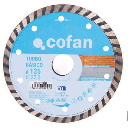 Discos de diamante General de obra turbo base Cofan