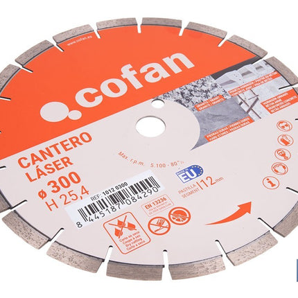 Discos de Diamante "modelo cantero" profesional Cofan · Foto del fabricante