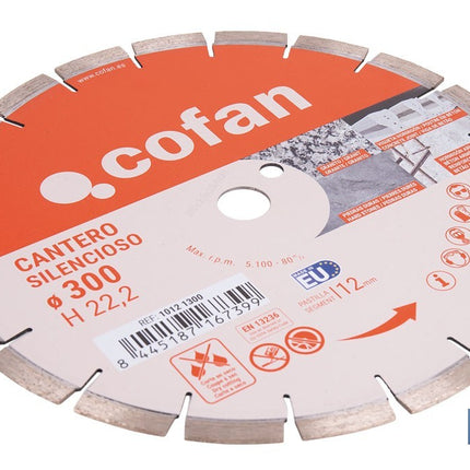 Disco Diamante Cantero Silencioso Cofan · Foto del fabricante